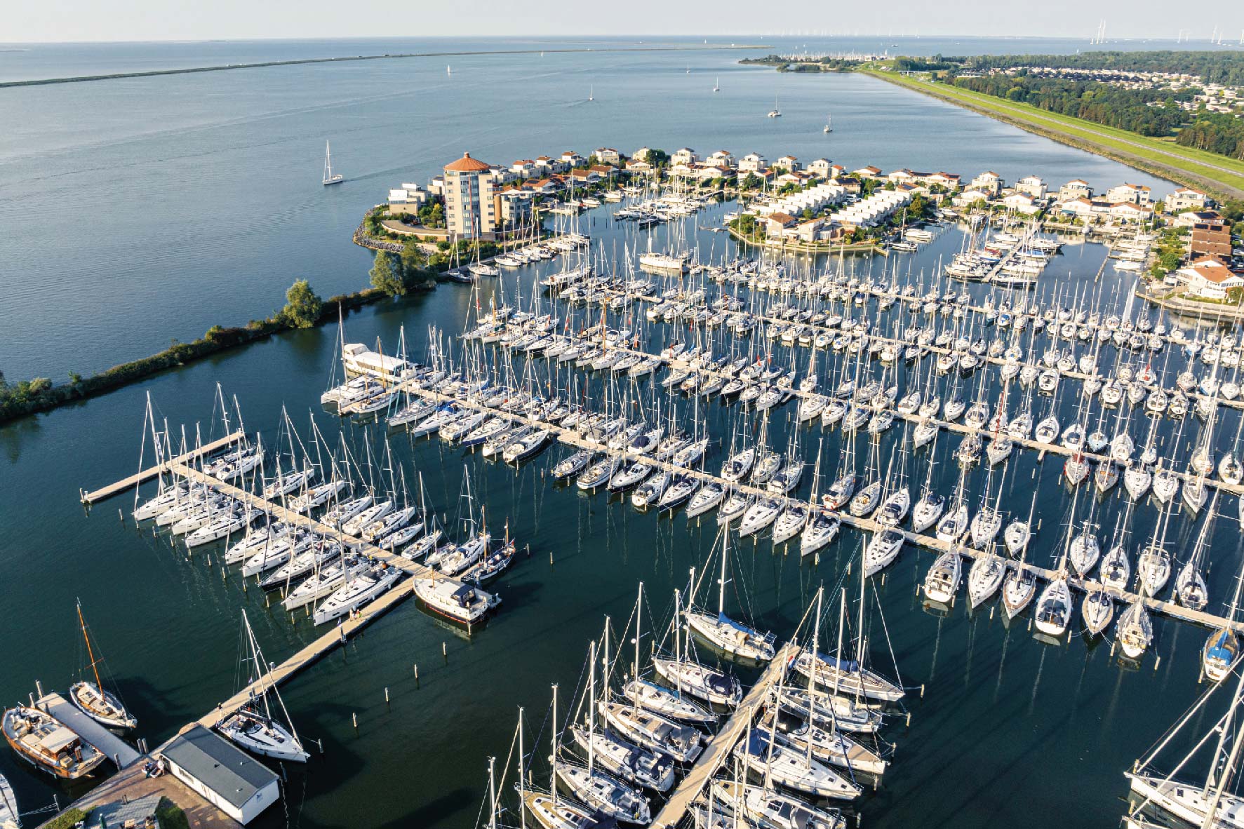 Deko Lelystad marina photo, one of the clients of YouNav marina management software