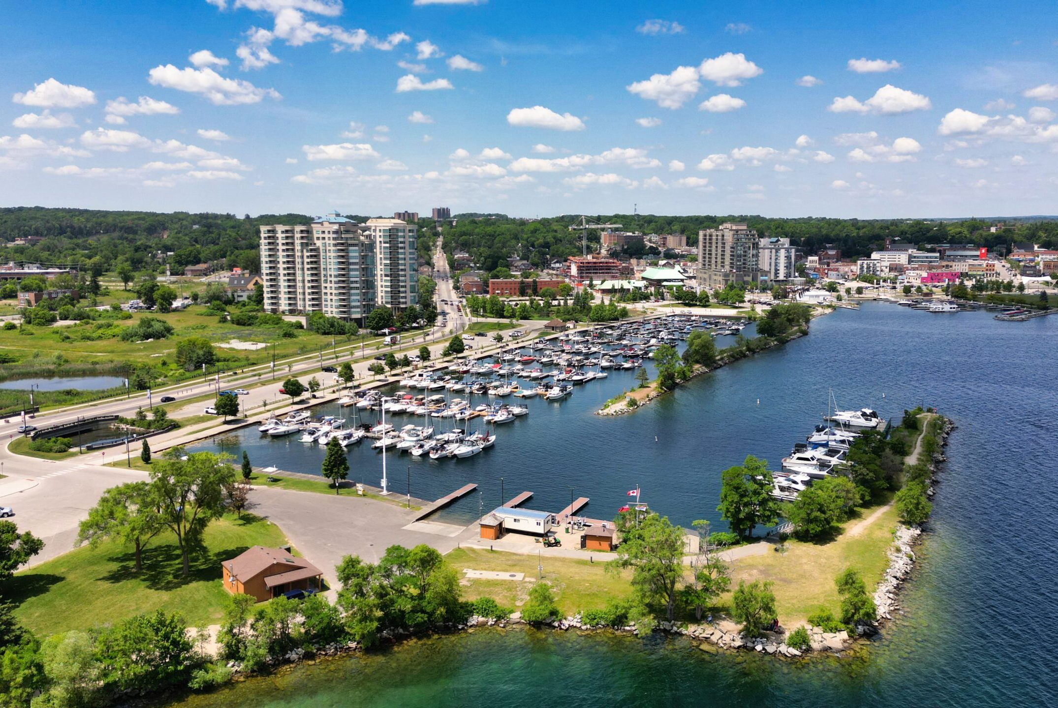 City of Barrie marina photo, one of the clients of YouNav marina management software